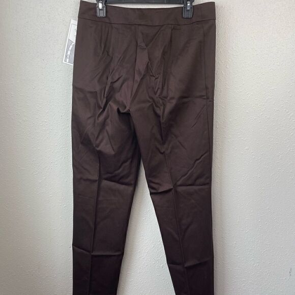 NWT Tribella Womens Brown Dress Slacks Size 10 - Picture 5 of 8